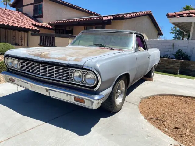 1964 chevrolet el camino coupe grey rwd automatic chevelle