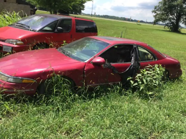 1994 lincoln mark viii, red, 4.6l v-8, dohc 32valve, 4 speed automatic