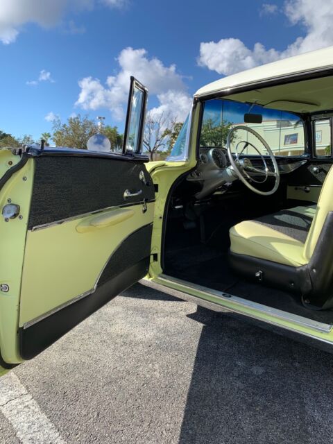 1957 chevrolet bel air 4.6 sedan yellow rwd automatic