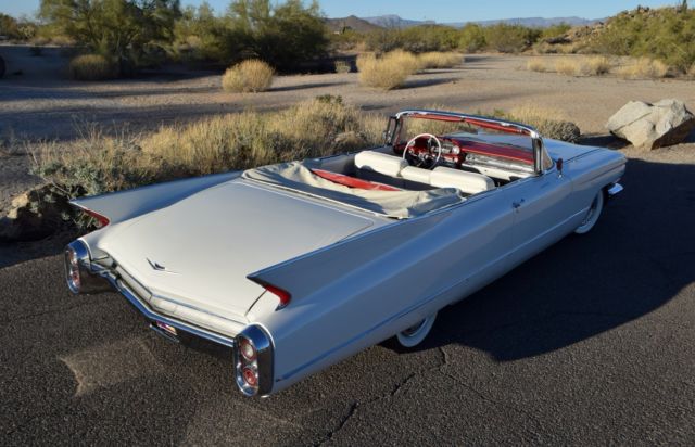 1960 cadillac series 62 convertible - fresh paint, interior, & top - nice driver