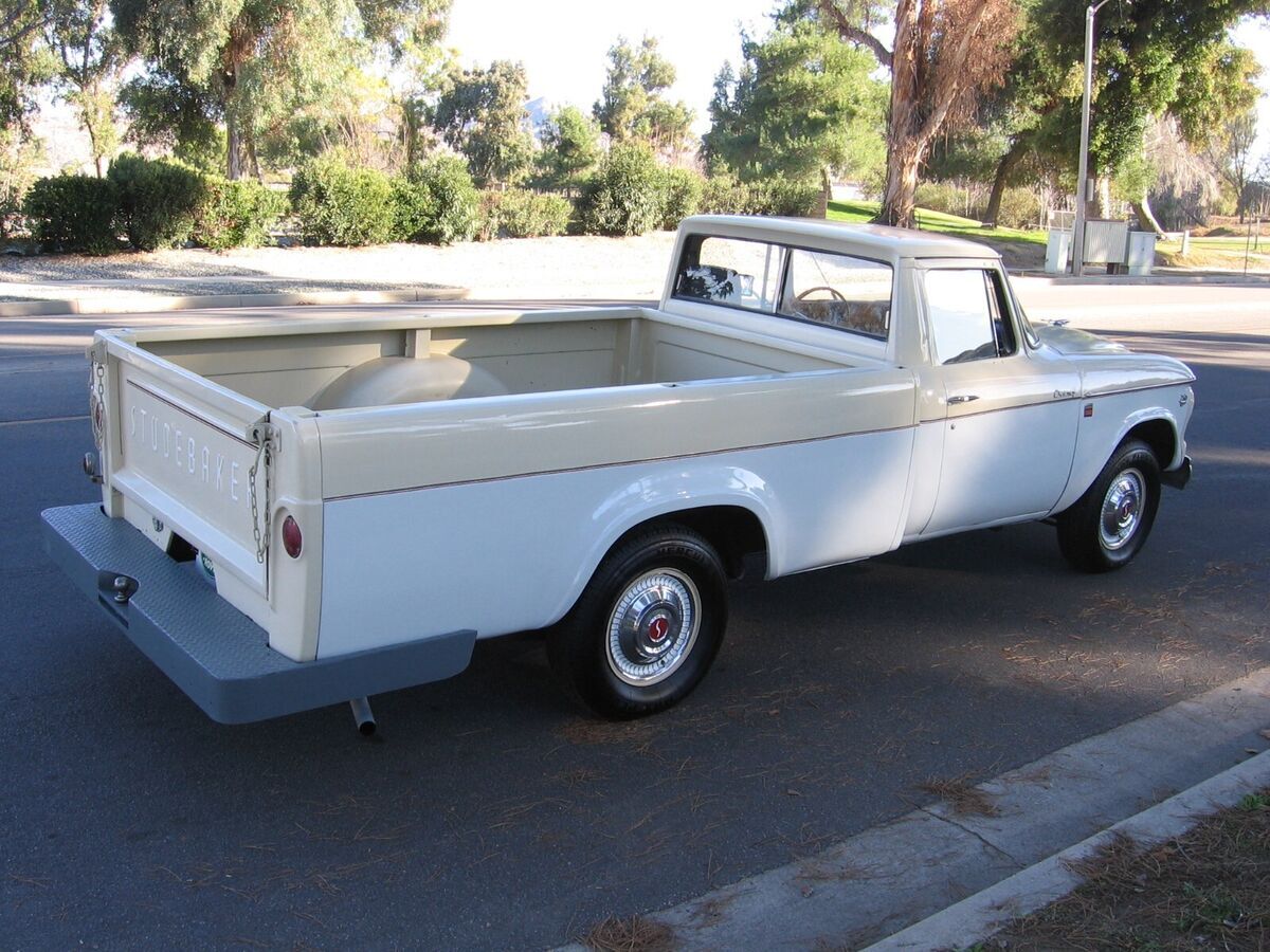 1964 studebaker champ pickup 1/2 ton long bed v8 3 spd w/od 57k orig mi/3 owners