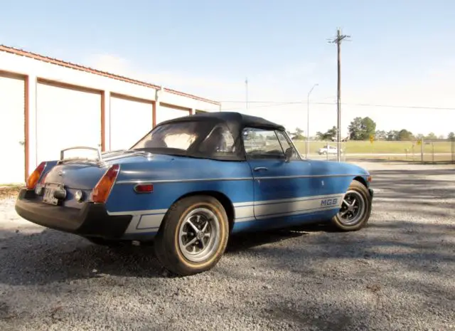1977 mgb, tahiti blue, 60,000 miles