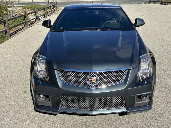 muscle in a tailored suit: 2011 cadillac cts-v coupe in anaheim, california