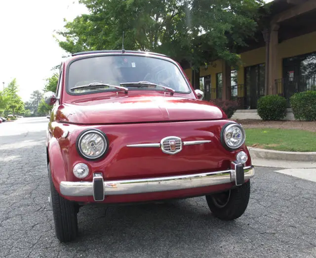 1969 fiat 500 f restored in italy - 600 cc engine - disc brakes