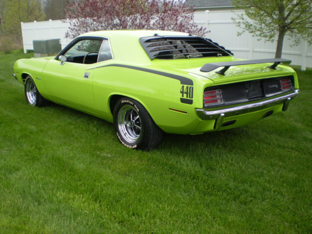 1970 plymouth cuda 440 6 pack clone