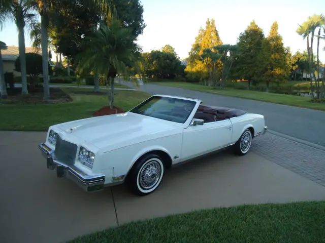 1984 buick riviera convertible - gorgeous -32,608 miles- excellent condition