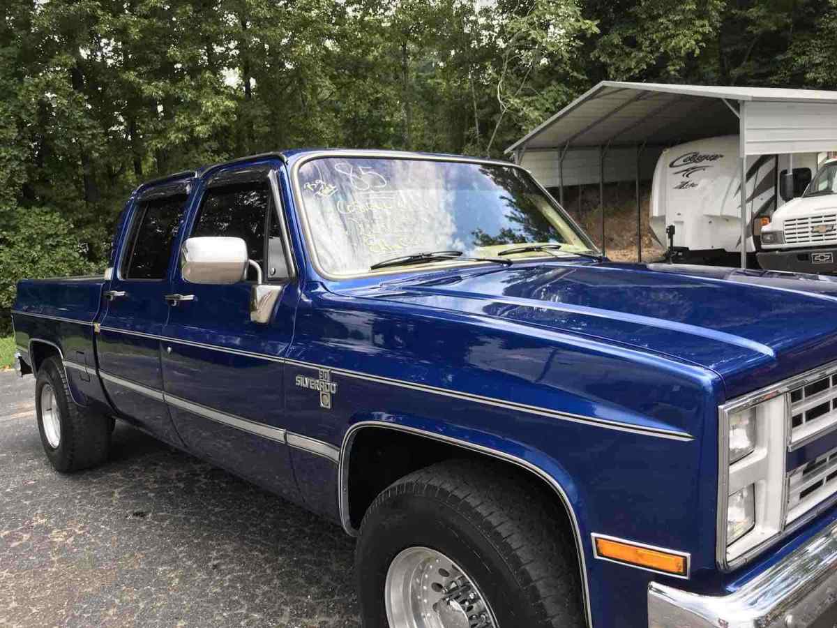 1985 chevrolet c30 pickup blue rwd manual blue