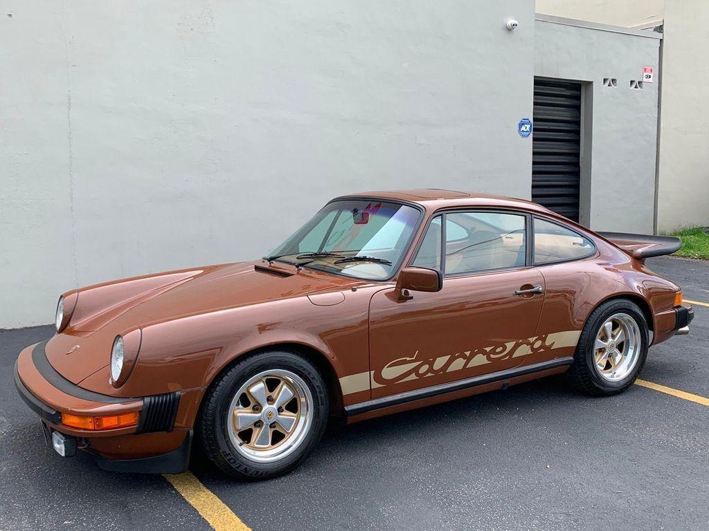 1975 porsche 911 carrera coupe bitter chocolate 78500 miles