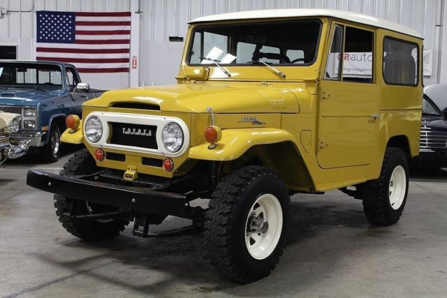 1976 toyota land cruiser 59623 miles yellow suv 4.2l i6 manual