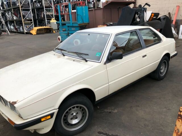 1984 maserati biturbo coupe rare manual 18k low miles