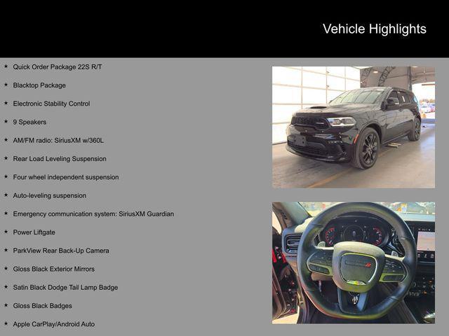 2022 dodge durango r/t awd