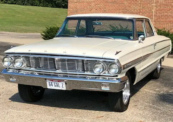 1964 ford galaxie 500 2dr sedan "rare post car"