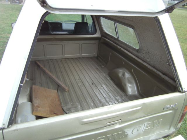 1981 vw rabbit pickup truck diesel 5 speed with rust