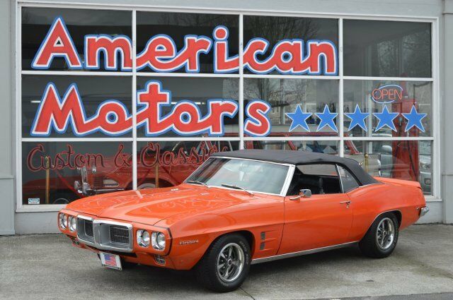 1968 pontiac firebird orange manual 3577 miles