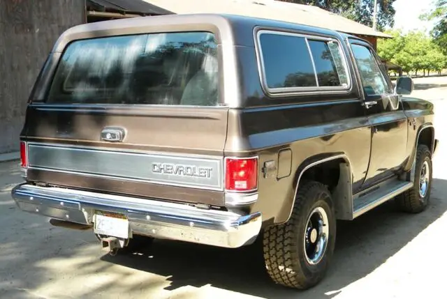 1985 chevy k5 blazer 1 ca owner since new original paint interior miles 74,000