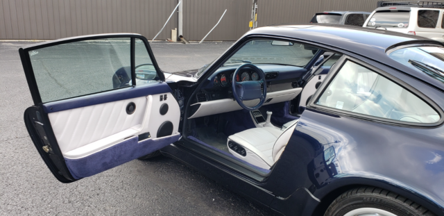 porsche 911 turbo low milage rare special order color midnight blue