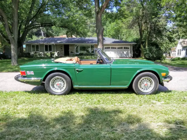 1976 triumph tr6 - 1 owner from new, 80k orig miles, manuals & covers included!