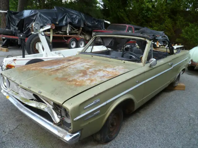dodge dart 270 1966 v8 convertible project car