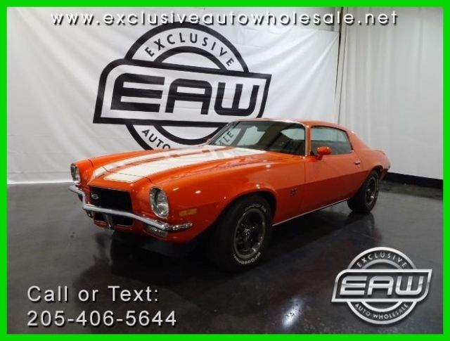 1970 chevrolet camaro ss 4-speed manual deluxe interior vintage a/c 350 ss camar