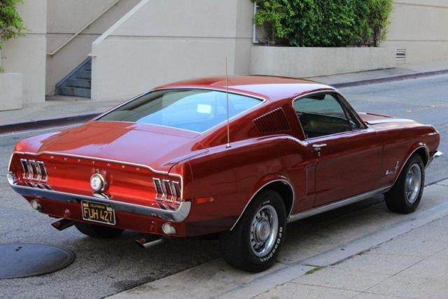 1968 ford mustang fastback 27765 miles candy apple red fastback 289cid v8 automa