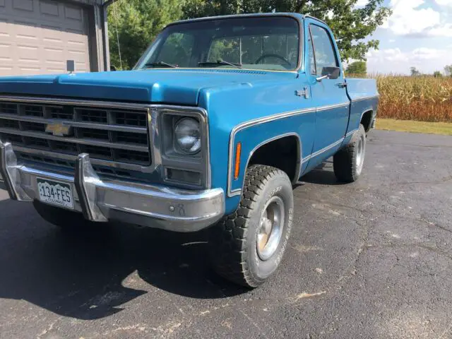 1979 chevy cheyenne 4x4 swb short bed original barn find