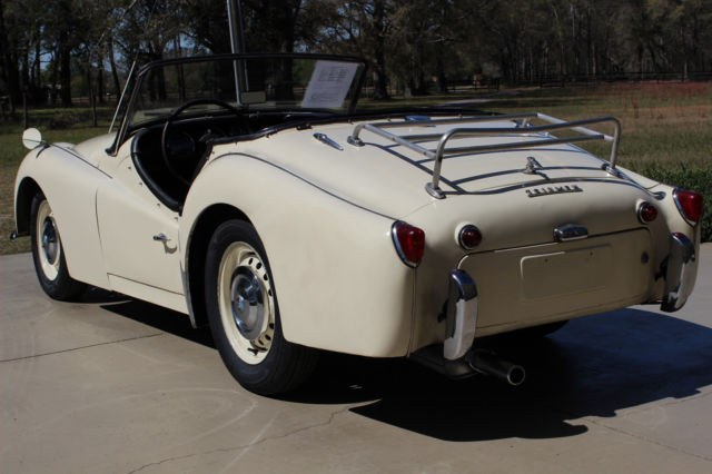 1963 triumph tr3b roadster, runs and drives well, convertible