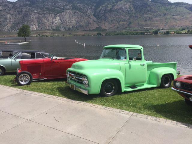 1956 ford f100 big back window pick up truck