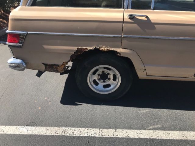 1977 jeep wagoneer 360 v8 starts runs quadratrac bargain for restoration!