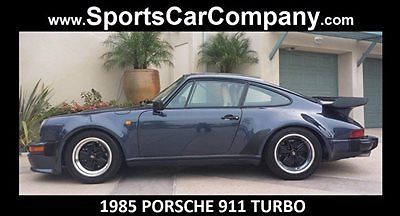 1985 porsche 930 turbo coupe blue rare collectible low mile price reduced!