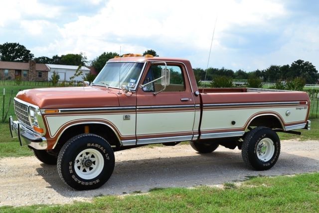 1976 ford f250 highboy ranger xlt, diesel, 4wd surivor pickup truck