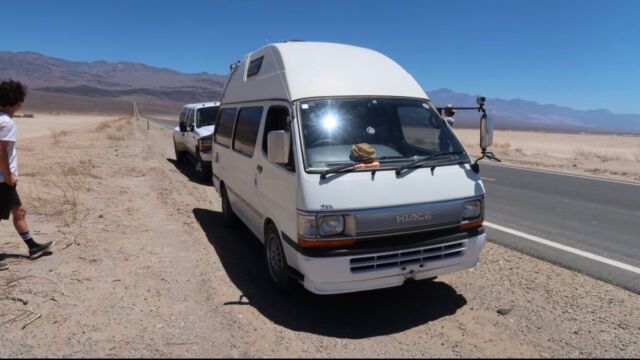 1991 toyota hiace van grey fwd automatic diesel camper