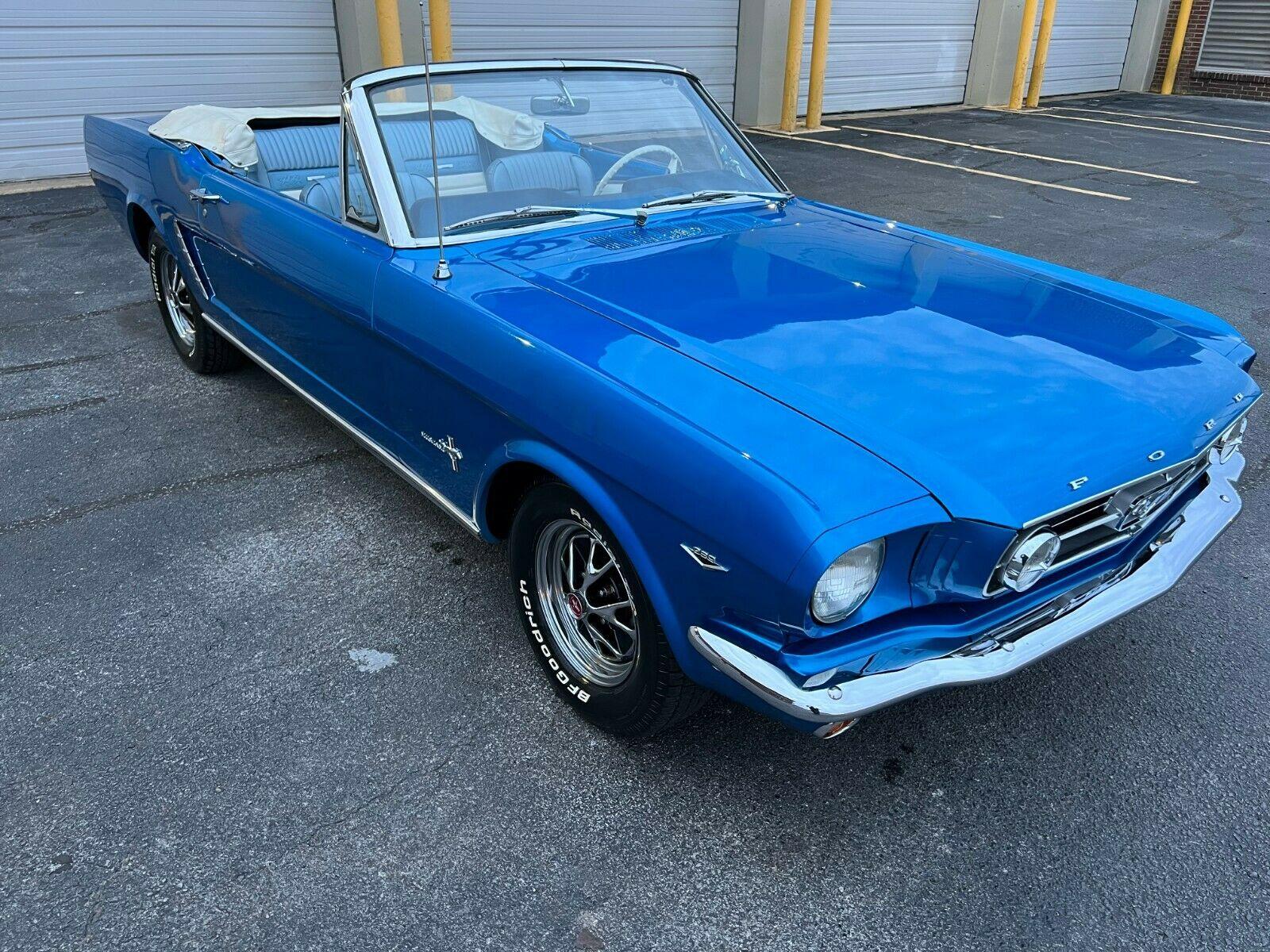 1965 ford mustang fully loaded convertible factory v8