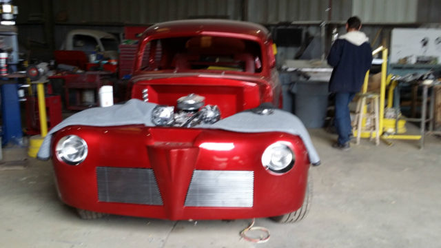 1948 custom ford deluxe coupe all steel frame off restortation hot rod sbc motor