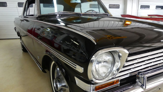 1963 chevrolet nova ss 37310 miles black 2 dr convertible 194 automatic