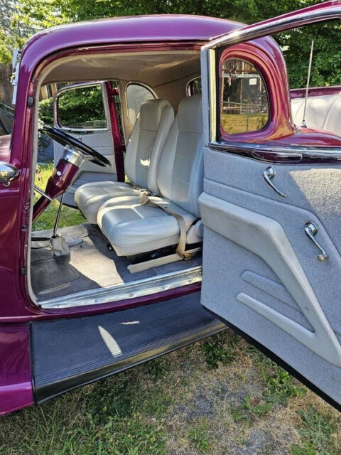 1934 ford 5-window coupe manual rwd 4" drop axle all steel