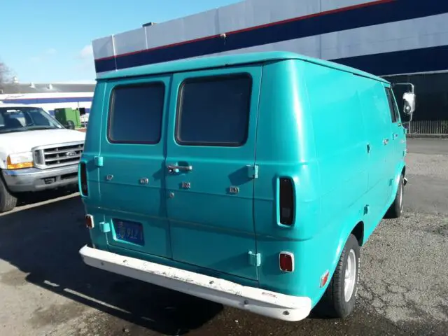 1969 ford econoline e100 van 1 owner grabber green rust free 240 auto 9" clean