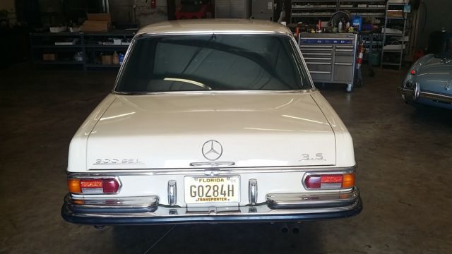 1971 300 sel mercedes benz 3.5 low miles mint garaged rare 1 of 2300
