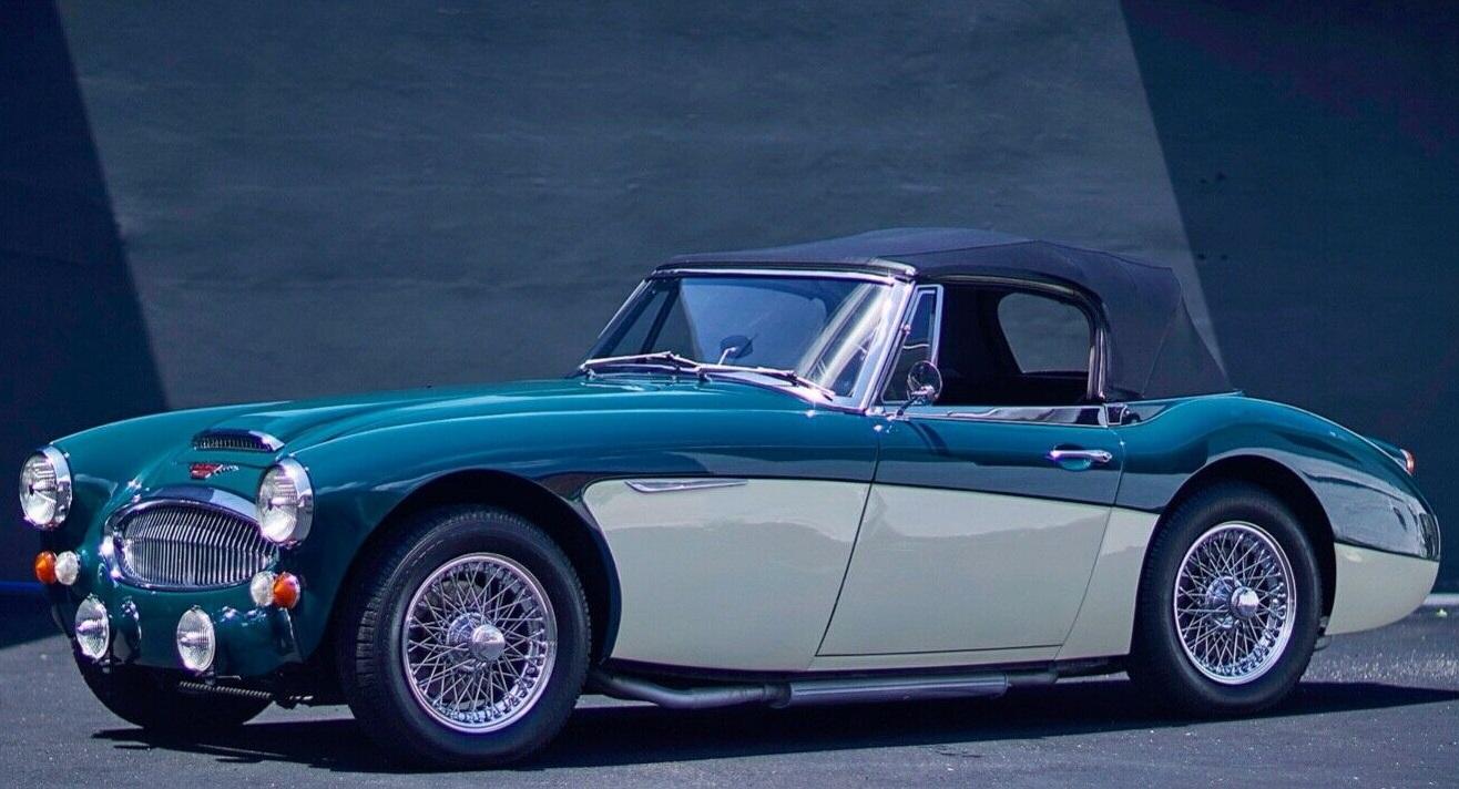 1967 austin healey 3000 mk3 bj-8 restored to original condition