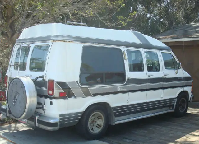 1990 custom conversion dodge ram van coach 250 hightop