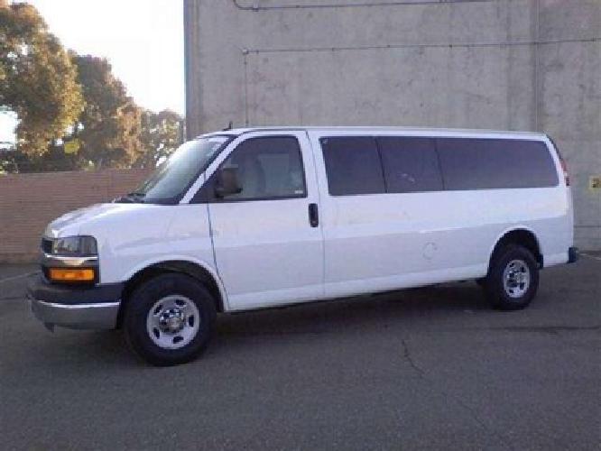 2012 chevrolet express 3500 passenger lt extended van 3d in san leandro, ca