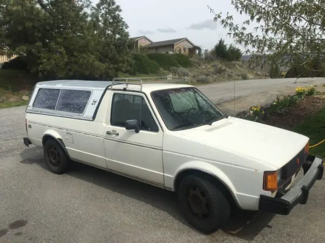 1981 vw volkswagen rabbit pickup lx caddy 1.6l diesel 5spd
