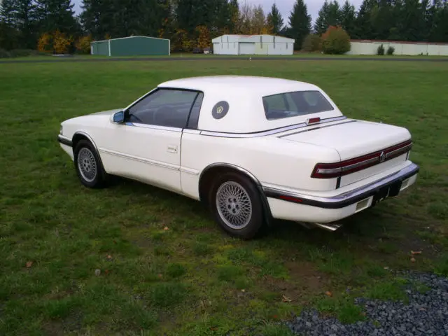 1990 chrysler t & c by maserati v6 hard top convertible coupe