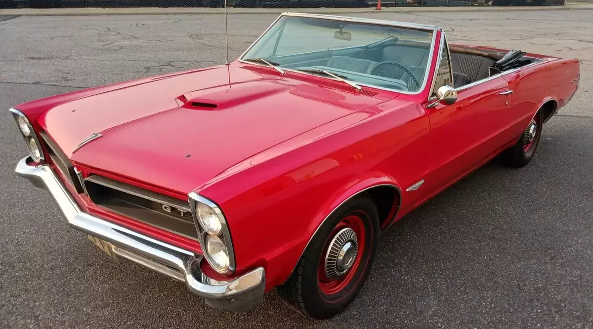 1965 pontiac gto convertible numbers match v8 phs documented bucket seats!!!