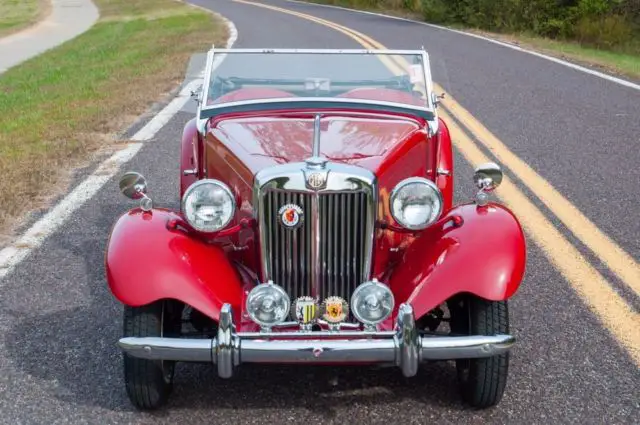 1952 mg td roadster, recent frame-off restoration, 1.3l, 4-spd