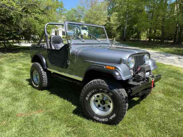 1986 jeep cj7 suv grey 4wd manual cj7