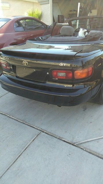 1992 toyota celica gt black convertible