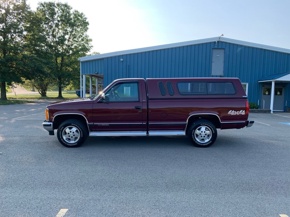 1993 gmc sierra pickup red k1500