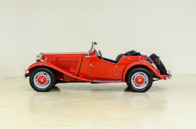 1952 mg td 24491 miles red convertible 1250 cc 4-spd manual