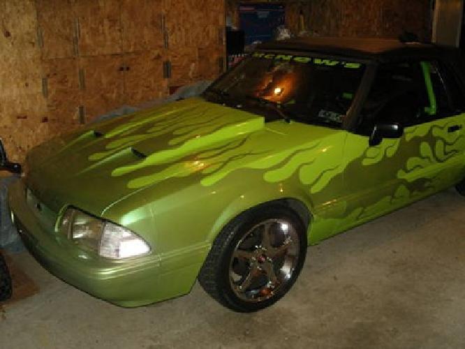 1992 mustang lx convertible lime green in allentown, pa