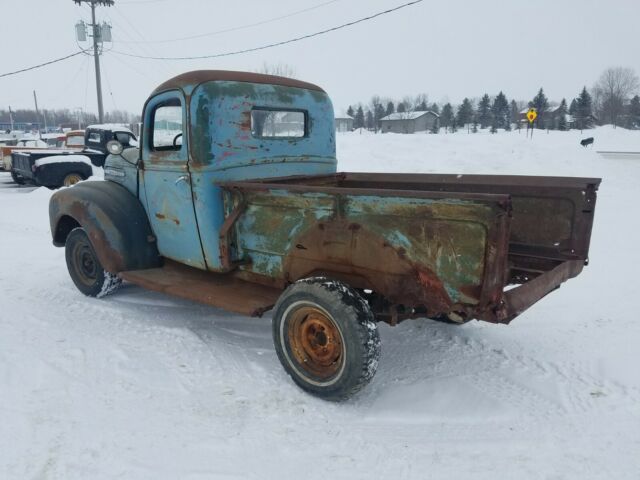 1946 mercury pickup truck 1/2 ton short box v8 flathead old patina very rare